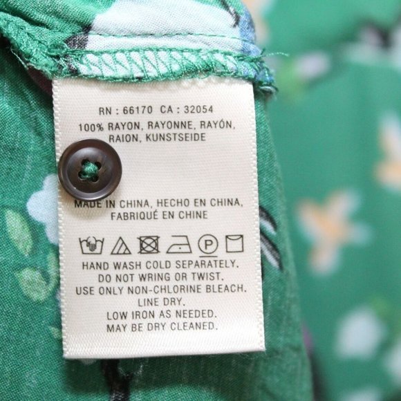 20 of 52 Conversations Anthro Bird Blouse H10772 - Picture 8 of 9